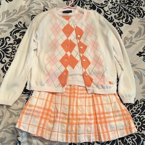 Burberry 3 Piece Set: Girls Size 8